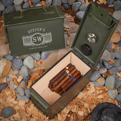 Marquee Custom 50 Cal Ammo Can Humidor